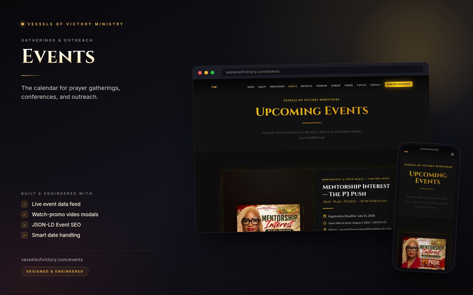 Events — Vessels of Victory